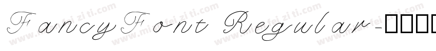 FancyFont Regular字体转换